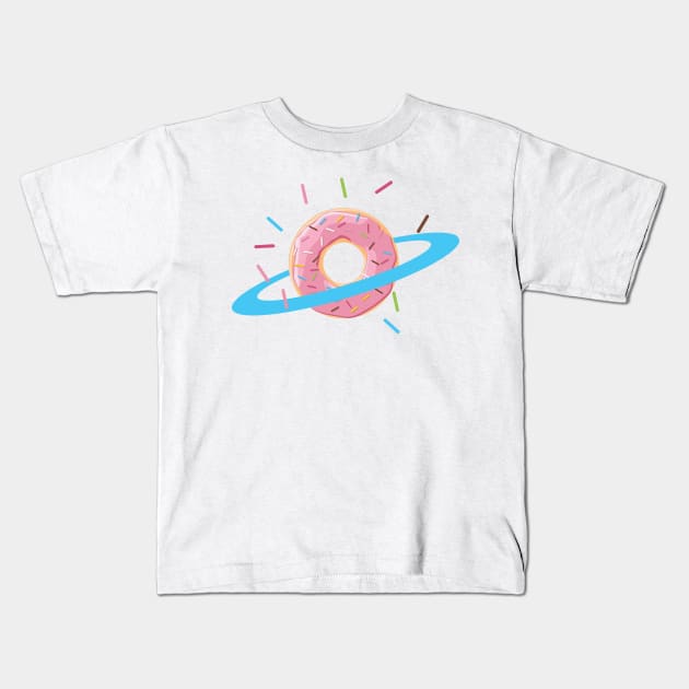 Donut Planet Kids T-Shirt by Skylane